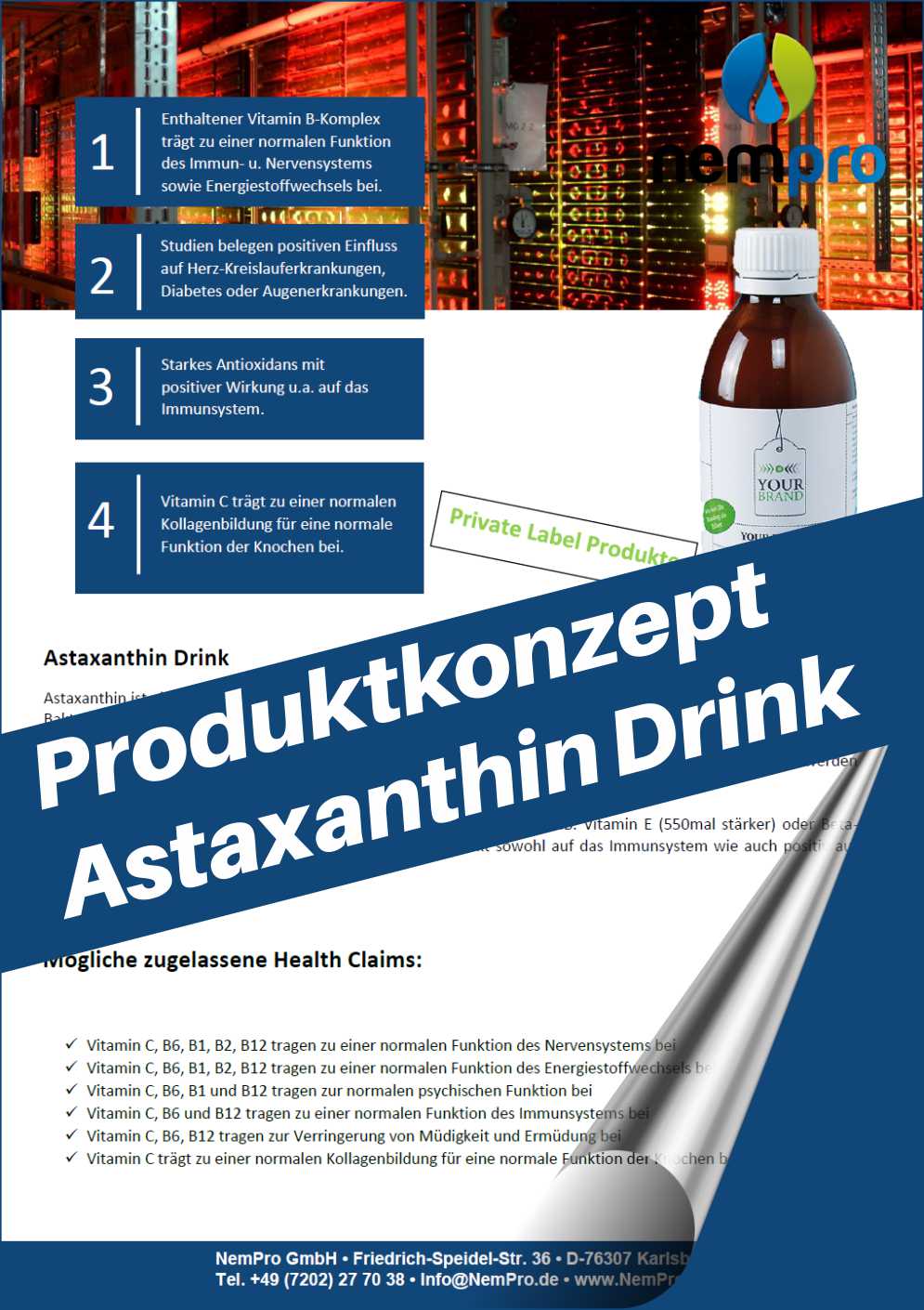 Mehr über den Artikel erfahren Astaxanthin Drink