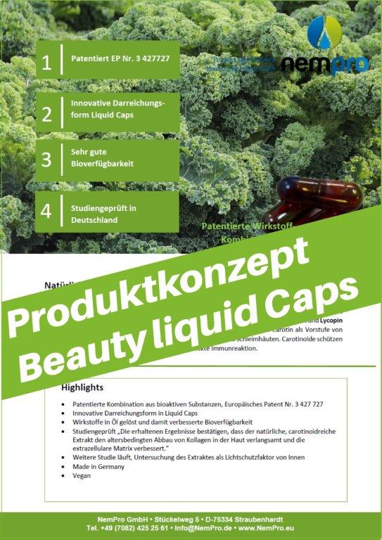 Read more about the article Produktkonzept Beauty Liquid Caps